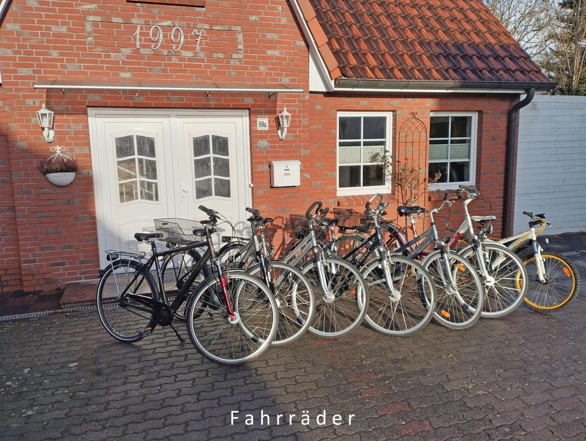 Nordseehaus Husum Mit Fahrraedern Eksteriør bilde